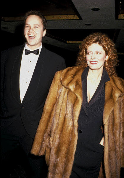 tim_susan Disgusting Susan Sarandon wearing a fur coat